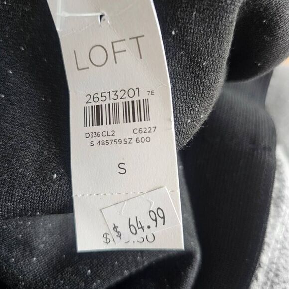 Loft womens gray Sz S pullon flippy skirt - Picture 8 of 8